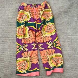 Vibrant Multicolor Patterned Pants